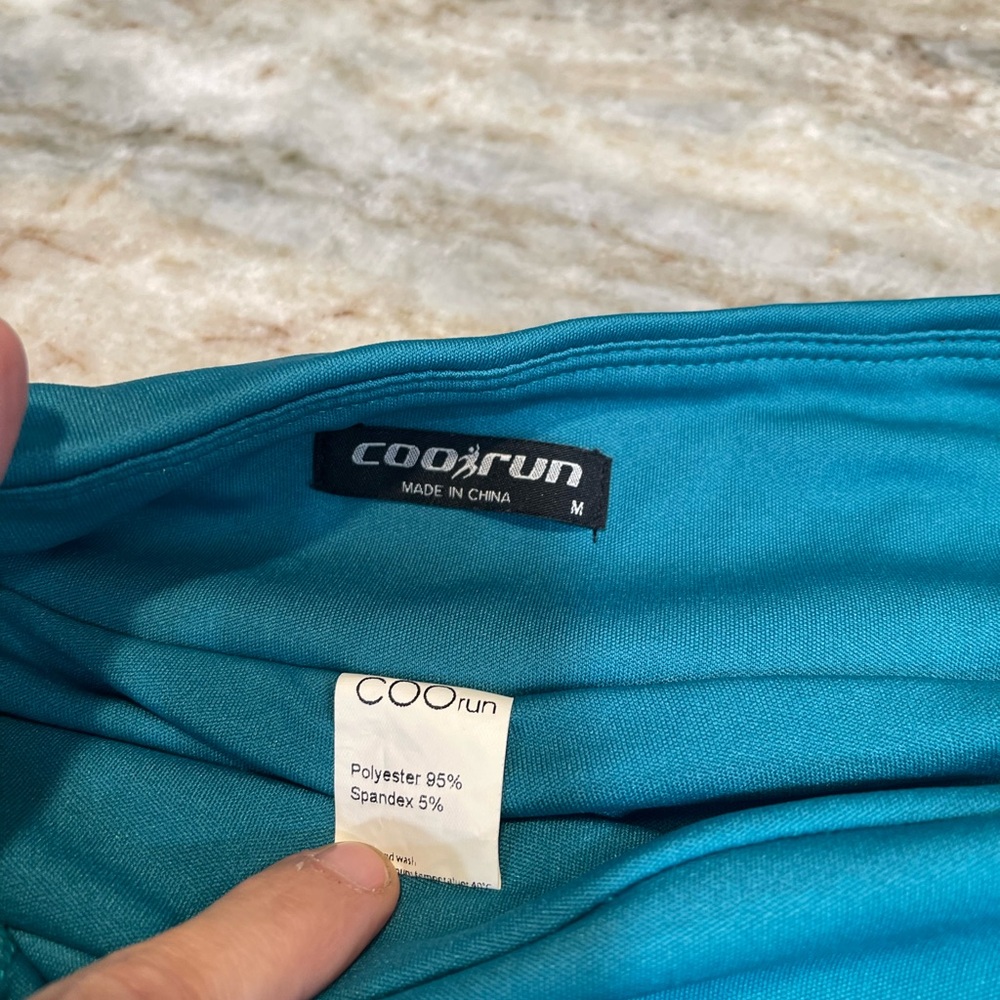 Vibrant Blue A-Line Mini Skort for Active Wear - Picture 4 of 6